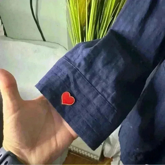 Chico's Additions Women’s 2 US L Spectra Sapphire Smoked Blue Zipped Jacket - Picture 5 of 13